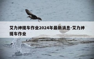 艾力绅提车作业2024年最新消息-艾力绅提车作业