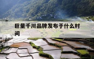 巨量千川品牌发布于什么时间-巨量千川什么时候正式上线