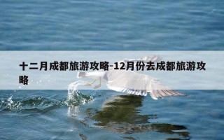 十二月成都旅游攻略-12月份去成都旅游攻略