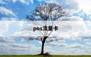 pos流量卡-pos流量卡没有流量了怎么办
