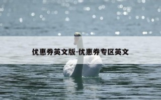 优惠券英文版-优惠券专区英文