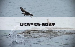 找拉货车拉货-找拉货车