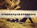 东平旅游景点大全介绍-东平旅游景点大全