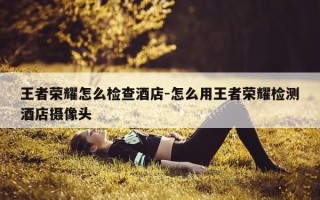 王者荣耀怎么检查酒店-怎么用王者荣耀检测酒店摄像头