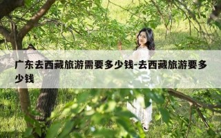 广东去西藏旅游需要多少钱-去西藏旅游要多少钱