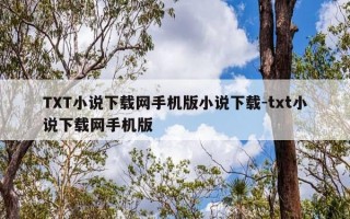 TXT小说下载网手机版小说下载-txt小说下载网手机版