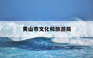 黄山市文化和旅游局-黄山市文化和旅游局领导班子