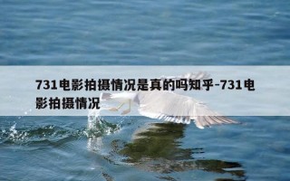 731电影拍摄情况是真的吗知乎-731电影拍摄情况