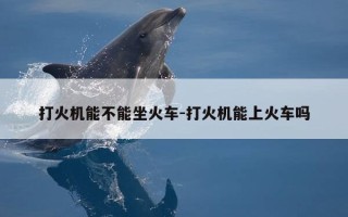 打火机能不能坐火车-打火机能上火车吗