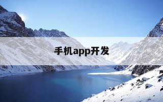 手机app开发-app开发一个多少钱啊