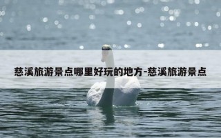 慈溪旅游景点哪里好玩的地方-慈溪旅游景点