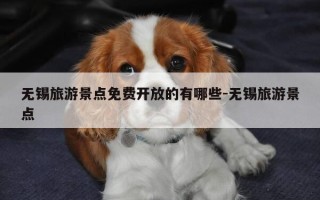 无锡旅游景点免费开放的有哪些-无锡旅游景点