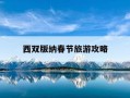 西双版纳春节旅游攻略-西双版纳春节景区是否对外开放
