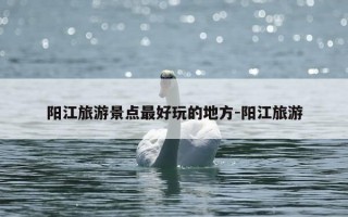 阳江旅游景点最好玩的地方-阳江旅游