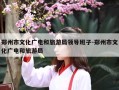 郑州市文化广电和旅游局领导班子-郑州市文化广电和旅游局