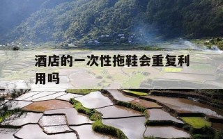 酒店的一次性拖鞋会重复利用吗-酒店一次性拖鞋会回收再利用吗