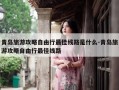 青岛旅游攻略自由行最佳线路是什么-青岛旅游攻略自由行最佳线路
