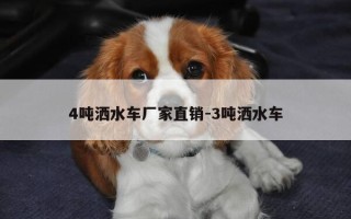 4吨洒水车厂家直销-3吨洒水车