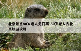 北京景点80岁老人免门票-80岁老人去北京旅游攻略