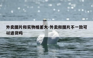 外卖图片和实物相差大-外卖和图片不一致可以退货吗