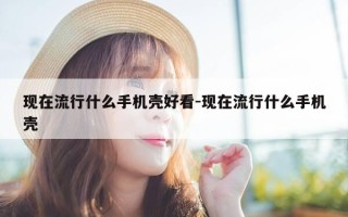 现在流行什么手机壳好看-现在流行什么手机壳