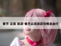 春节 云南 旅游-春节云南旅游攻略自由行