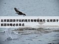北京旅游孩子玩的地方有哪些地方-北京孩子旅游攻略必去景点