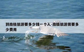 到南极旅游要多少钱一个人-南极旅游需要多少费用