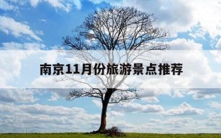南京11月份旅游景点推荐-十一月南京必去景点