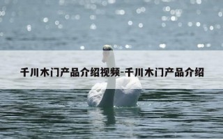 千川木门产品介绍视频-千川木门产品介绍