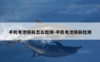 手机电池损耗怎么检测-手机电池损耗检测