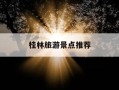 桂林旅游景点推荐-桂林旅游景点推荐水墨照片