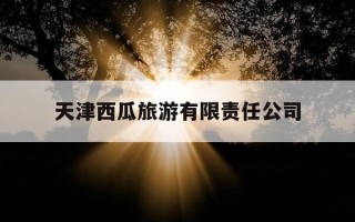 天津西瓜旅游有限责任公司-天津西瓜旅游有限责任公司是干嘛的