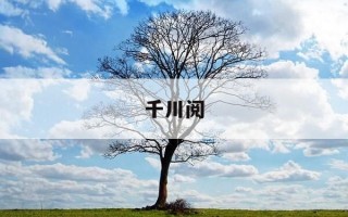 千川阅-千川阅属于什么街道
