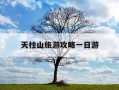 天柱山旅游攻略一日游-天柱山旅游攻略一日游图片