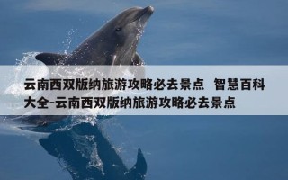 云南西双版纳旅游攻略必去景点  智慧百科大全-云南西双版纳旅游攻略必去景点