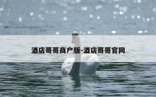 酒店哥哥商户版-酒店哥哥官网