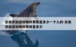 去南京旅游攻略和费用是多少一个人的-去南京旅游攻略和费用是多少
