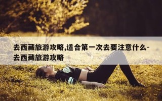 去西藏旅游攻略,适合第一次去要注意什么-去西藏旅游攻略