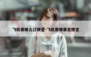 飞机票哪儿订便宜-飞机票哪里定便宜