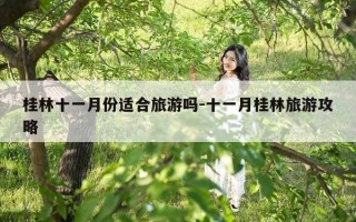 桂林十一月份适合旅游吗-十一月桂林旅游攻略