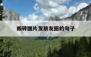 搬砖图片发朋友圈的句子-搬砖图片 经典语录