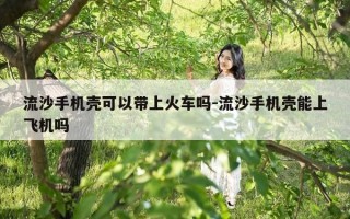 流沙手机壳可以带上火车吗-流沙手机壳能上飞机吗