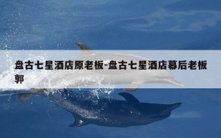 盘古七星酒店原老板-盘古七星酒店幕后老板郭