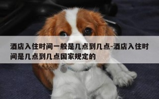 酒店入住时间一般是几点到几点-酒店入住时间是几点到几点国家规定的