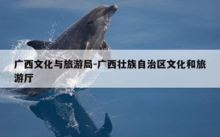 广西文化与旅游局-广西壮族自治区文化和旅游厅