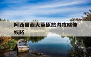 阿西里西大草原旅游攻略佳线路-阿西里西大草原好玩吗?
