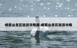 峨眉山景区旅游攻略图-峨眉山景区旅游攻略