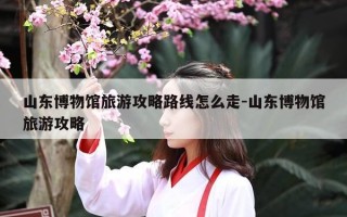 山东博物馆旅游攻略路线怎么走-山东博物馆旅游攻略