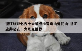 浙江旅游必去十大景点推荐舟山普陀山-浙江旅游必去十大景点推荐